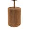Asymmetrical Wood &#x26; Metal Candle Holder